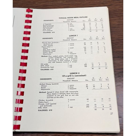 A Cookbook for Diabetics Recipes from the ADA Forecast 1959 Maude Behrman - Picture 7 of 10